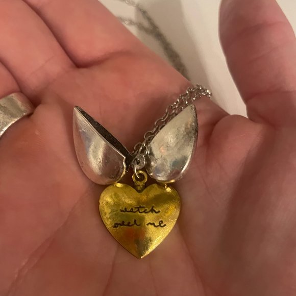 "Watch Over Me" Locket Necklace, Sympathy Gift - Picture 1 of 6